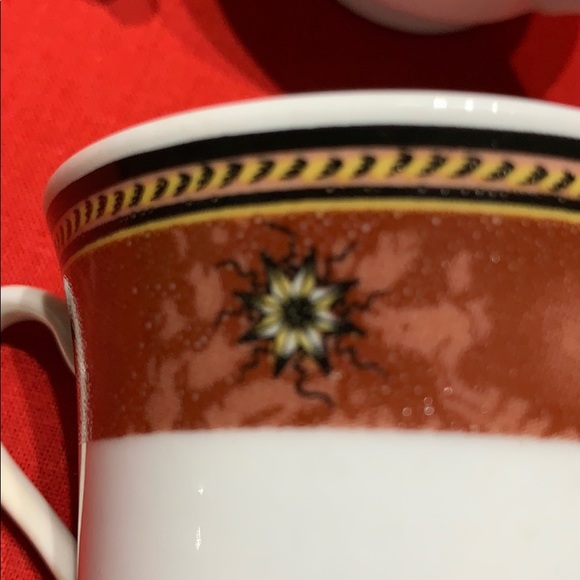 Porcelain set of 6 coffee cups and saucers - Picture 9 of 16